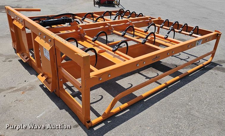 image for item DR3926 2024 LandHonor HAG-112-24Q skid steer bale accumulator grapple