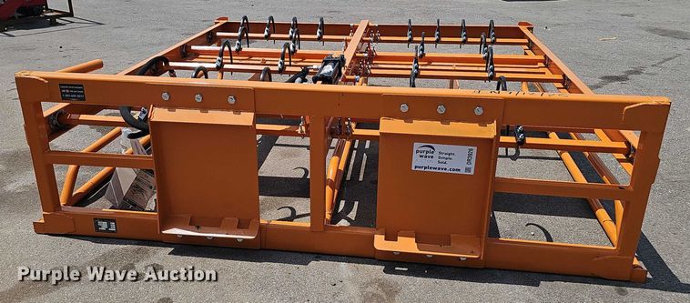 image for item DR3926 2024 LandHonor HAG-112-24Q skid steer bale accumulator grapple