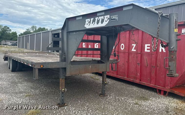 image for item DS3768 2018 Elite Trailers, Inc. equipment trailer