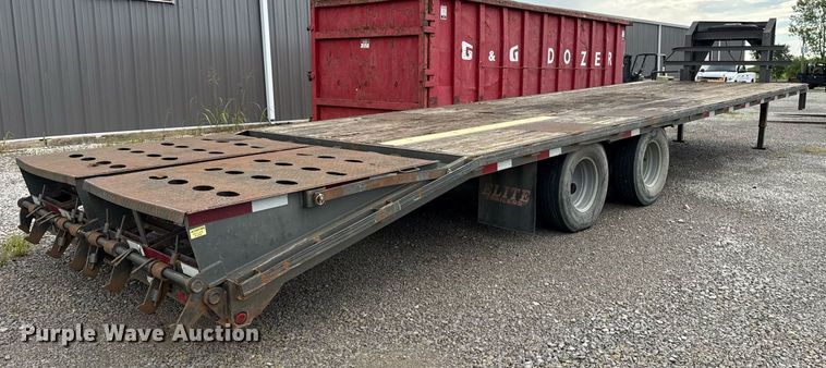 image for item DS3768 2018 Elite Trailers, Inc. equipment trailer
