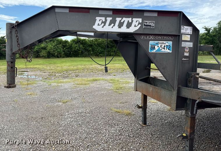 image for item DS3768 2018 Elite Trailers, Inc. equipment trailer