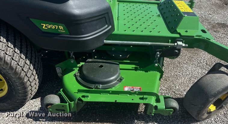 image for item DS3811 John Deere Z997R ZTR lawn mower