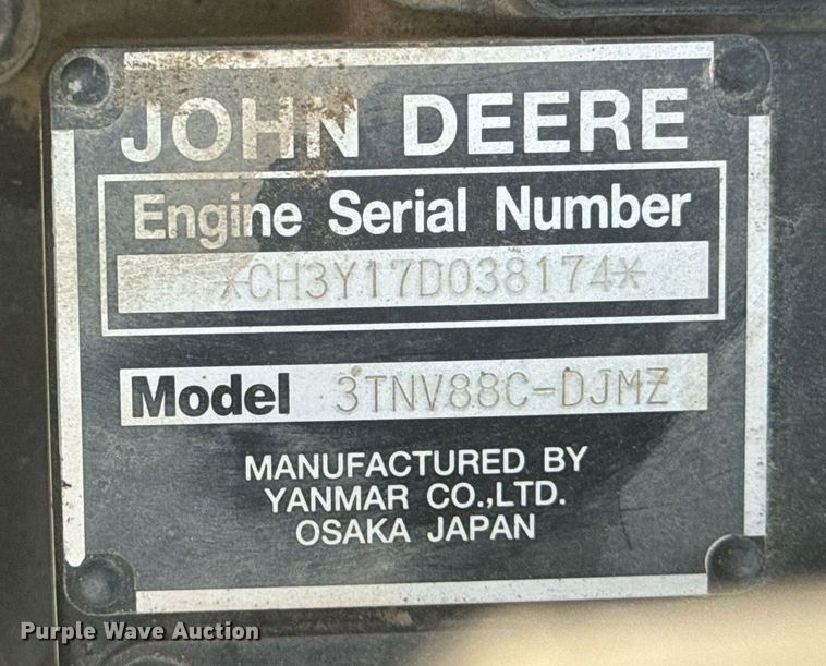 image for item DS3811 John Deere Z997R ZTR lawn mower