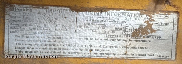 image for item DU9252 2001 Broce CR350 broom