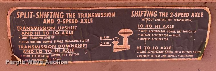 image for item DW7124 1959 Ford F600 Custom Cab grain truck