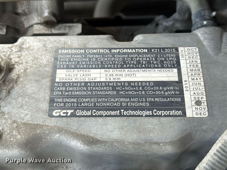 image for item DX5624 2015 UniCarriers PF50 forklift