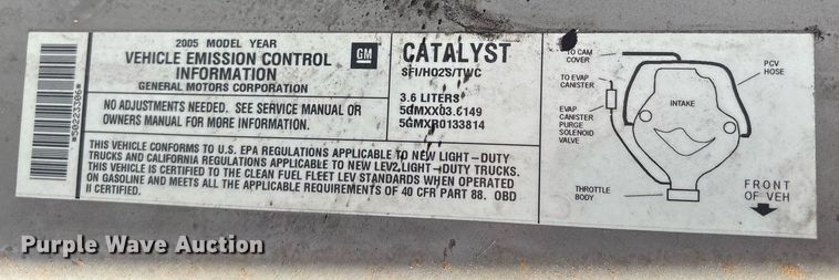 image for item DX7995 2005 Cadillac SRX SUV