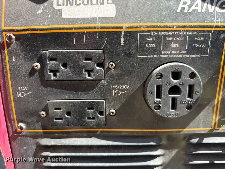 image for item DY0246 Lincoln Electric Ranger 8 welder/generator