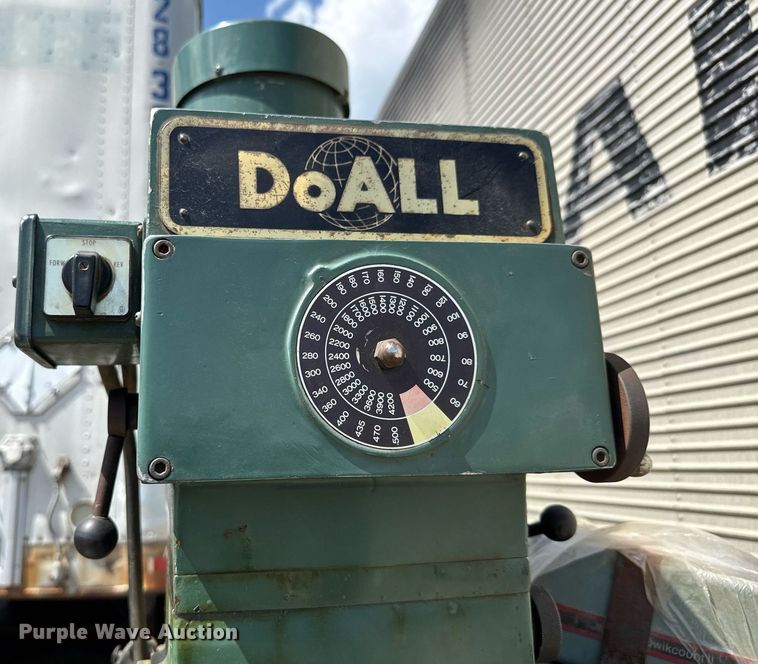 image for item DY0288 Doall GPM-30O OV milling machine