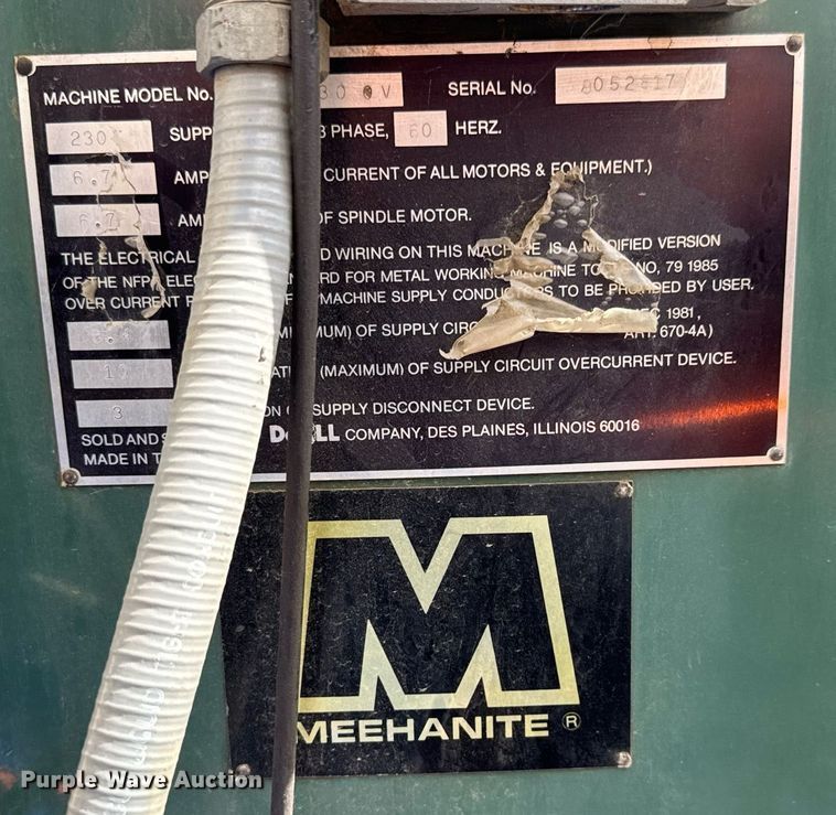 image for item DY0288 Doall GPM-30O OV milling machine