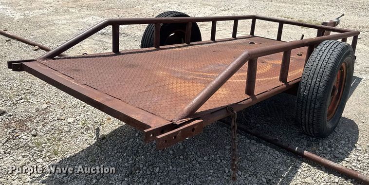 image for item DY0295 Shop built utility trailer