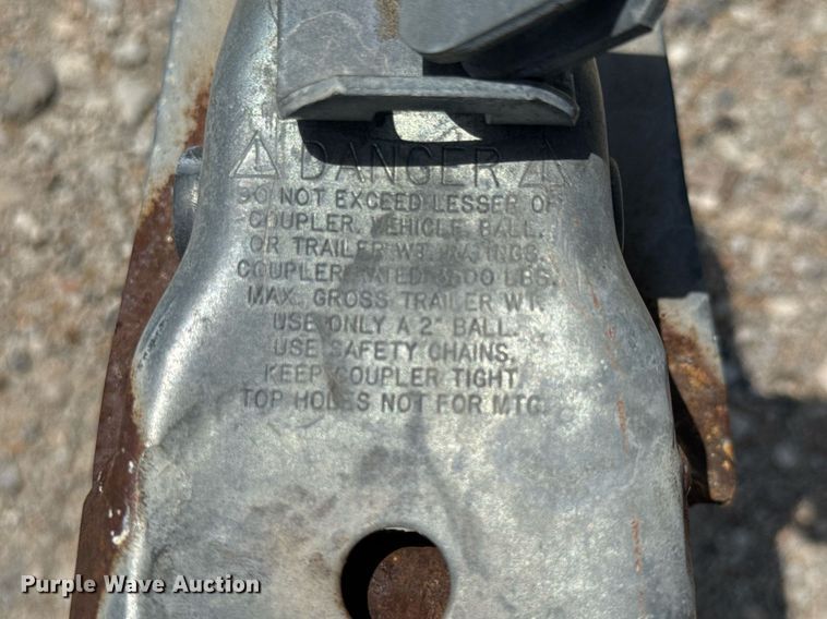 image for item DY0295 Shop built utility trailer