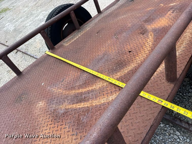 image for item DY0295 Shop built utility trailer