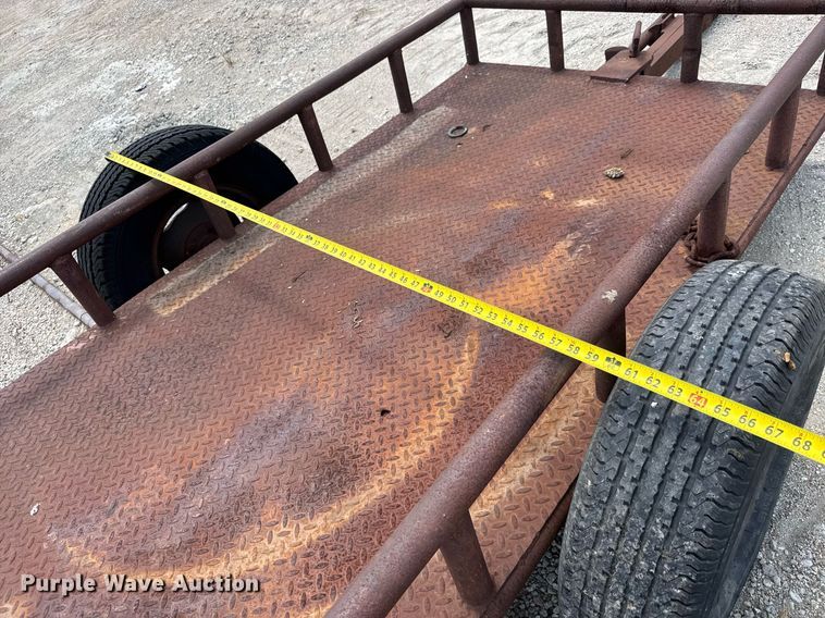 image for item DY0295 Shop built utility trailer