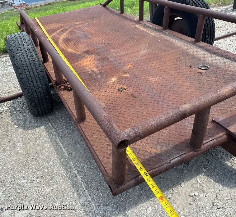 image for item DY0295 Shop built utility trailer