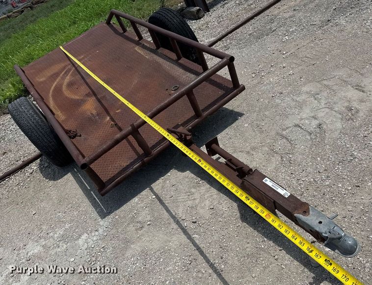 image for item DY0295 Shop built utility trailer