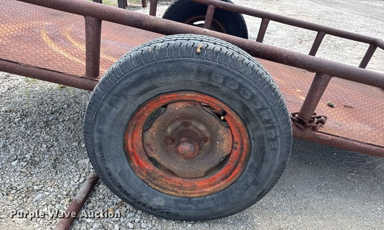 image for item DY0295 Shop built utility trailer