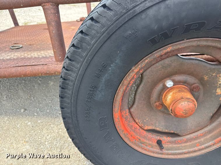 image for item DY0295 Shop built utility trailer