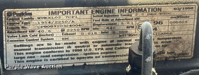 image for item DY0336 1993 Linde forklift