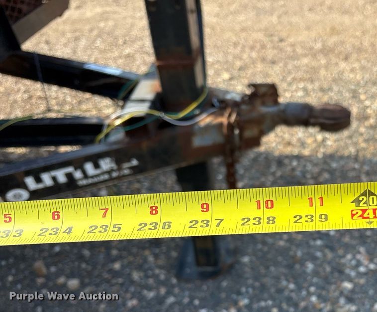 image for item DY0661 2009 Doolittle T-7716 utility trailer