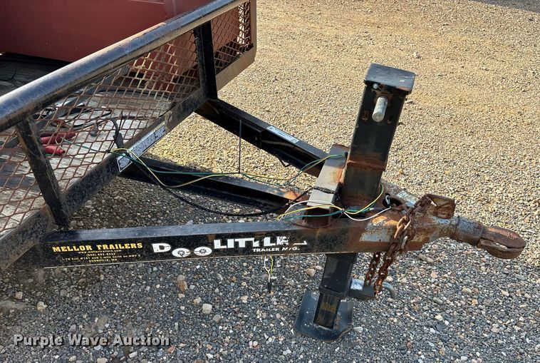 image for item DY0661 2009 Doolittle T-7716 utility trailer
