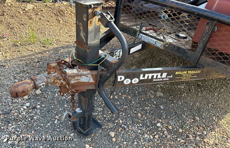 image for item DY0661 2009 Doolittle T-7716 utility trailer