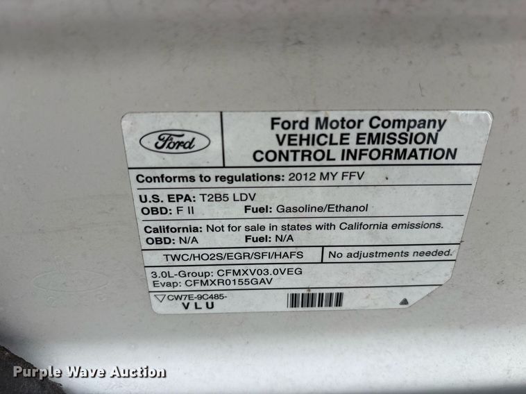 image for item DY0692 2012 Ford Fusion 
