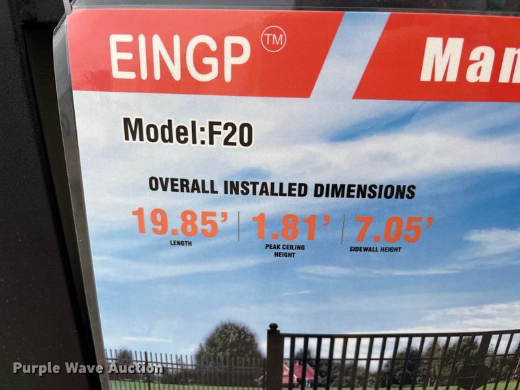 image for item DY0718 Erie Industries Group F20 gate