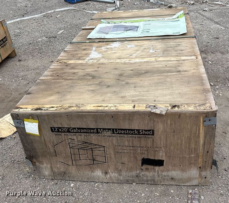 image for item DY0722 Valley Pioneer MCS1220F livestock shed