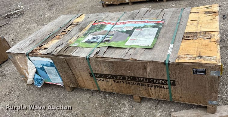 image for item DY0723 2024 Valley Pioneer MSC2030F  steel carport