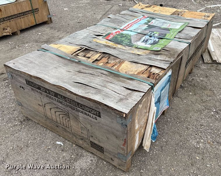 image for item DY0723 2024 Valley Pioneer MSC2030F  steel carport