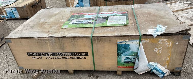 image for item DY0724 2024 Valley Pioneer MSC2030F steel carport