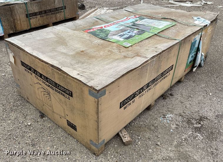 image for item DY0724 2024 Valley Pioneer MSC2030F steel carport