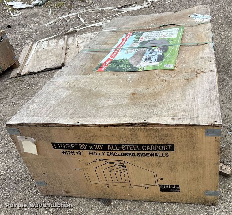 image for item DY0724 2024 Valley Pioneer MSC2030F steel carport