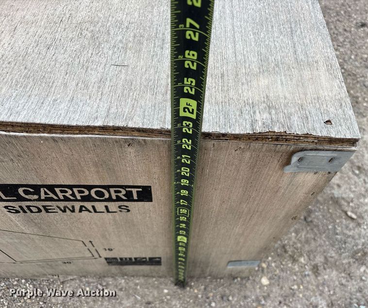 image for item DY0724 2024 Valley Pioneer MSC2030F steel carport