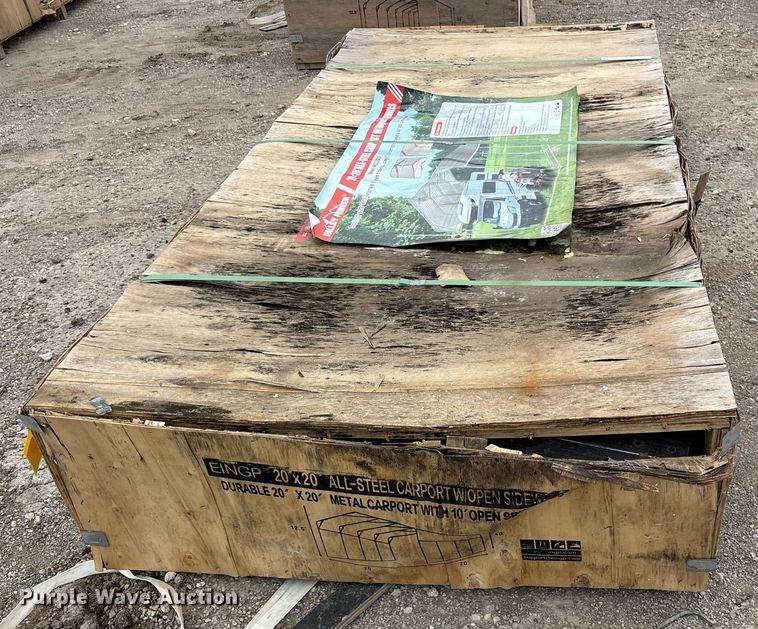 image for item DY0726 2024 Valley Pioneer MSC2020F steel carport