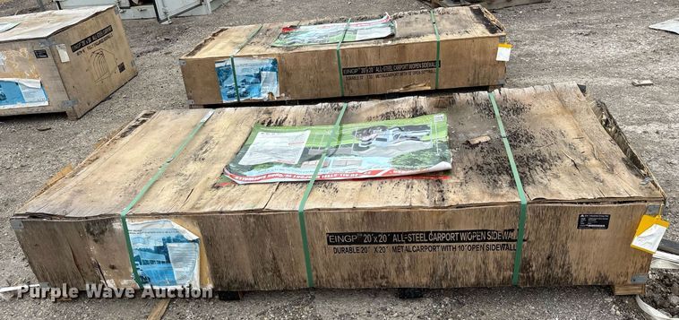 image for item DY0726 2024 Valley Pioneer MSC2020F steel carport