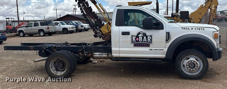 image for item DY2491 2021 Ford F550 Super Duty XL truck cab and chassis