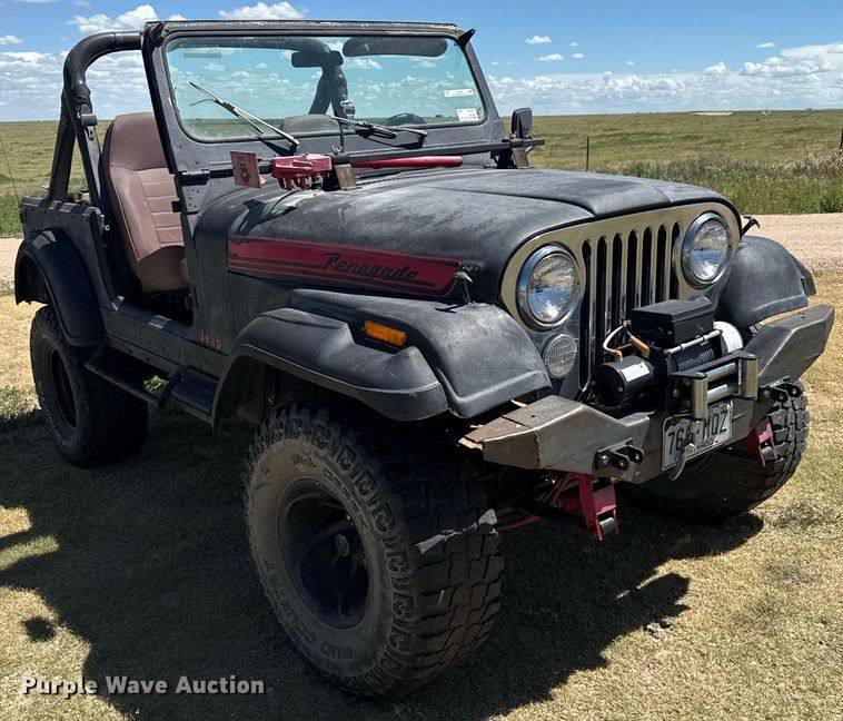 image for item DZ8626 1983 Jeep CJ7 SUV