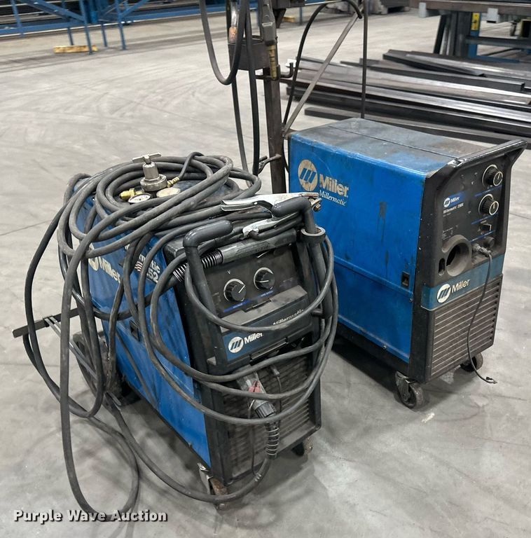 image for item EB2708 (2) Miller Millermatic welders
