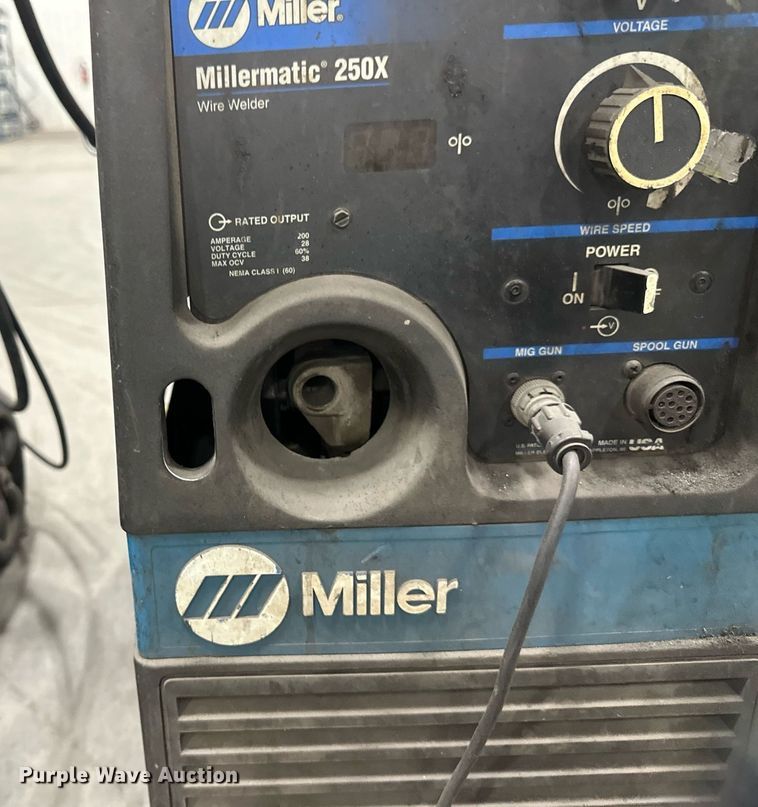 image for item EB2708 (2) Miller Millermatic welders