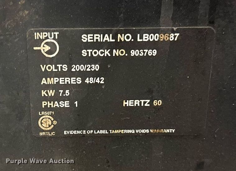 image for item EB2708 (2) Miller Millermatic welders