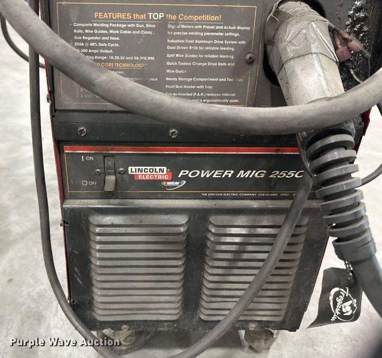 image for item EB2709 (2) Lincoln Power MIG 255 welders