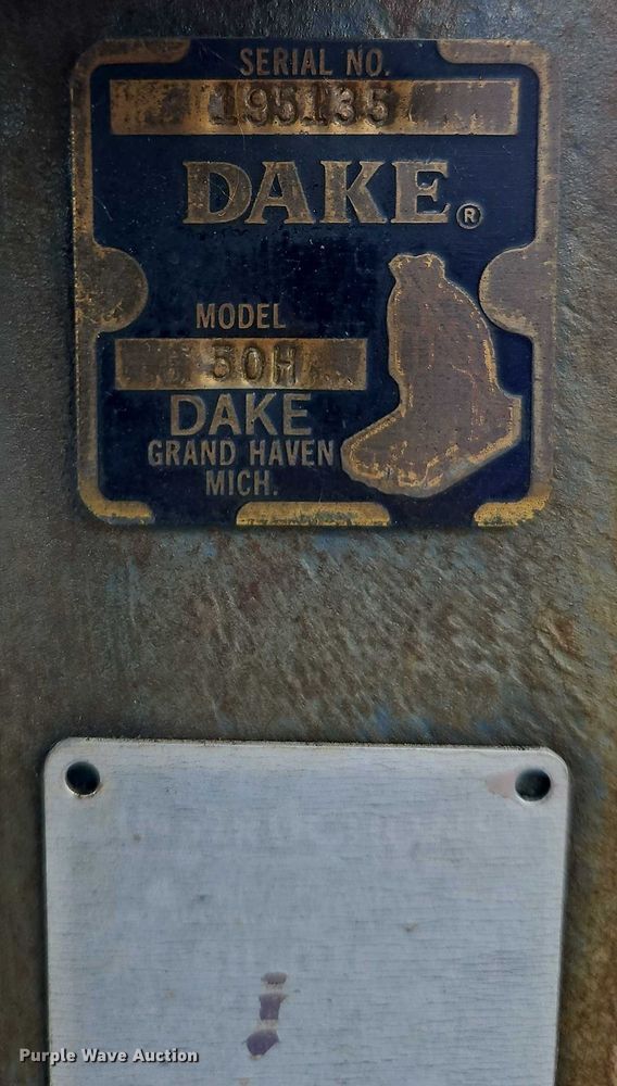 image for item EB8138 Dake 508 hydraulic press