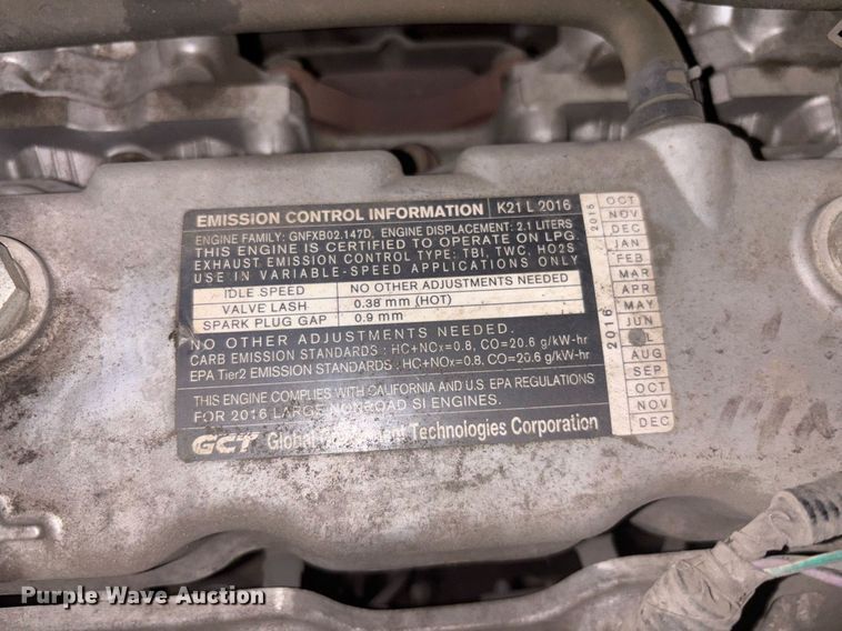 image for item EC3543 2016 UniCarriers CFS40 forklift