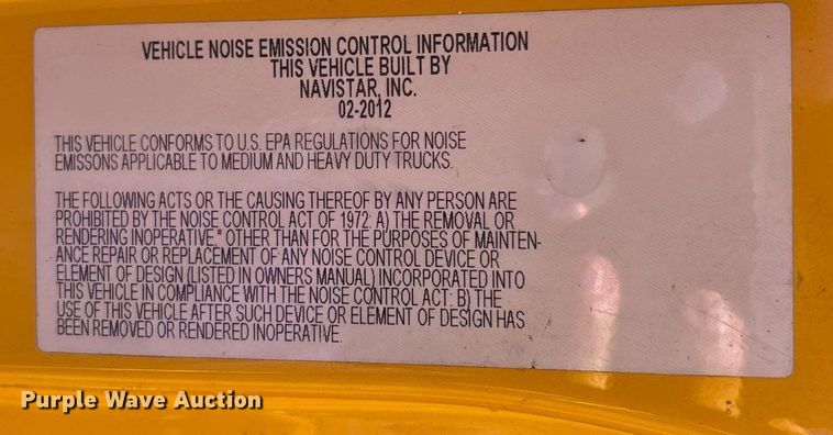 image for item EC3657 2013 International 4300 box truck