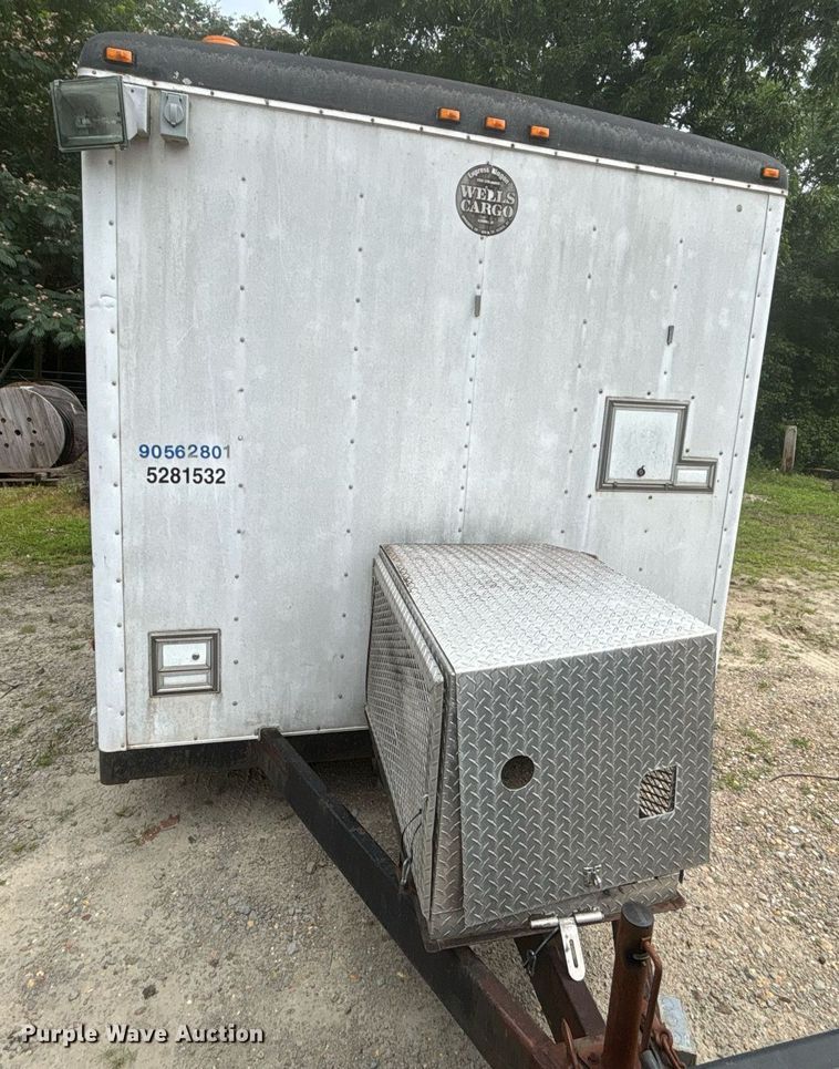 image for item EC3686 1997 Wells Cargo fiber optic splicing trailer