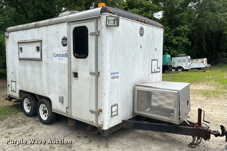 image for item EC3686 1997 Wells Cargo fiber optic splicing trailer