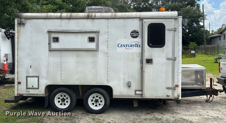 image for item EC3686 1997 Wells Cargo fiber optic splicing trailer