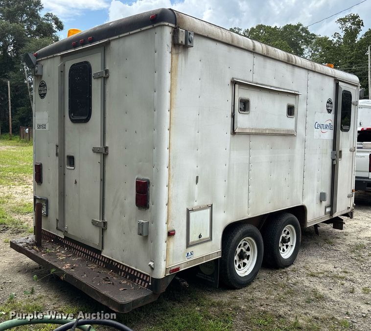 image for item EC3686 1997 Wells Cargo fiber optic splicing trailer